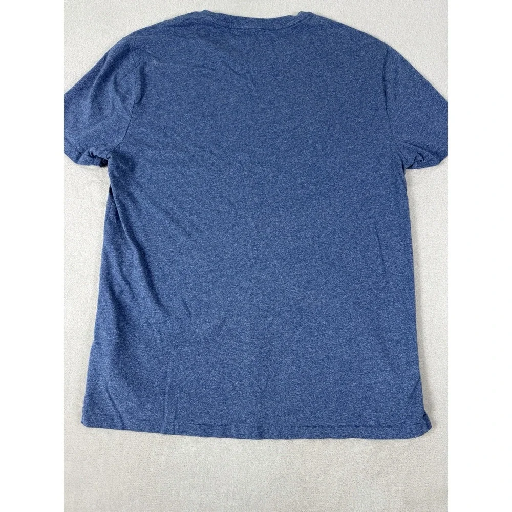 Polo Ralph Lauren Custom Slim Fit T Shirt Mens Large Blue Heather Pony Logo‎ Tee